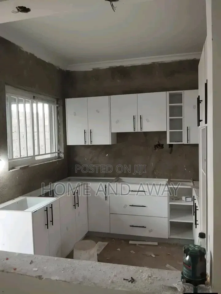 Lukman Ugandan Standard Kitchen Cabinets 800,000/- Per Running Meter