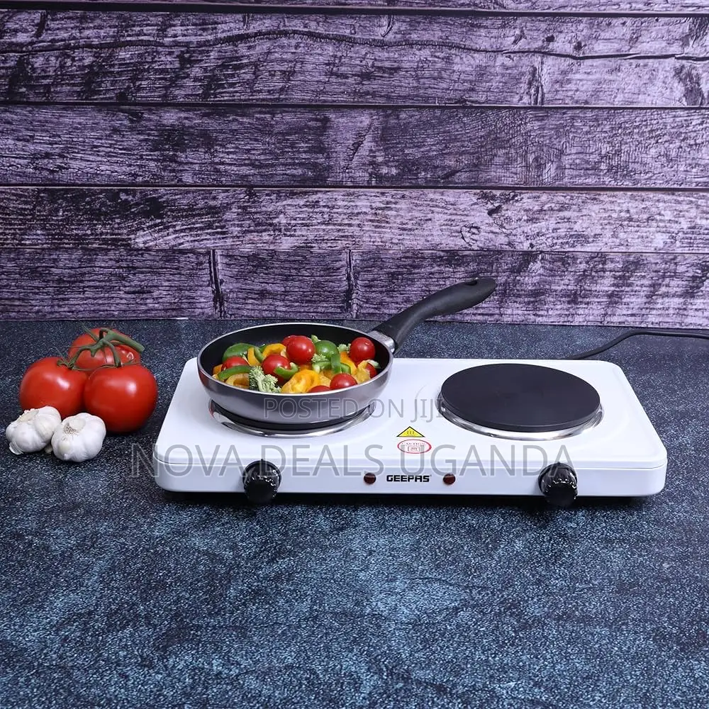 Geepas GHPW Dual Hot Plate - Portable Electric Hob