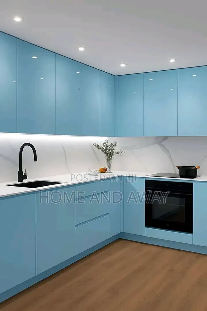 The L Standard Kitchen Cabinets Any Colour 840,000/- Per Running Meter