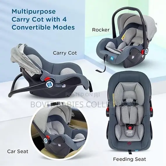 Multi Purpose Carry Cot With 4 Convertible Modes