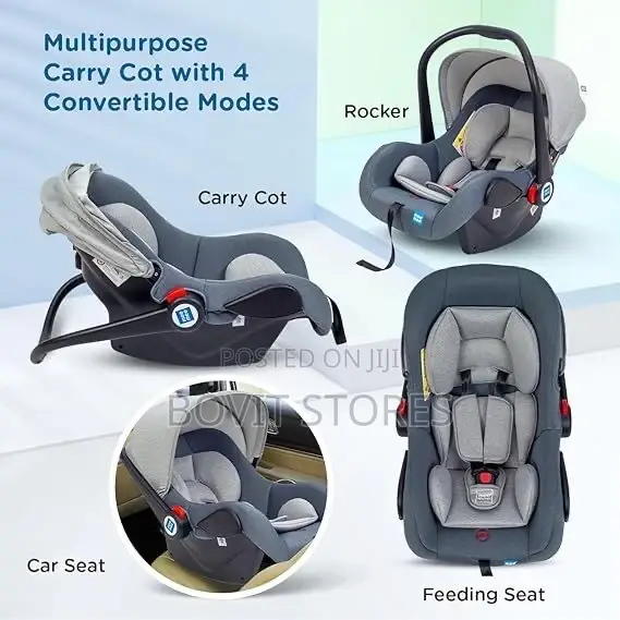 Multi Purpose Carry Cot With 4 Convertible Modes
