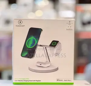 Belkin Boost Charge Pro Qi2 3in1 Magsafe Tilting Charging Wireless 15w