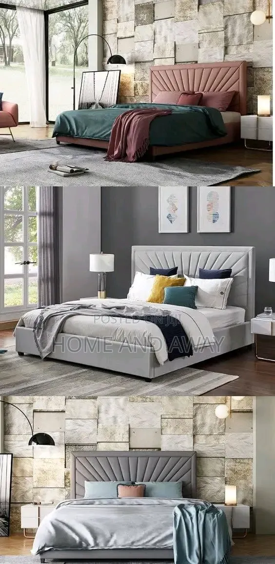 Nancy Velvet Dressed Beds in Any Colour From 1,500,000/- With Delivery