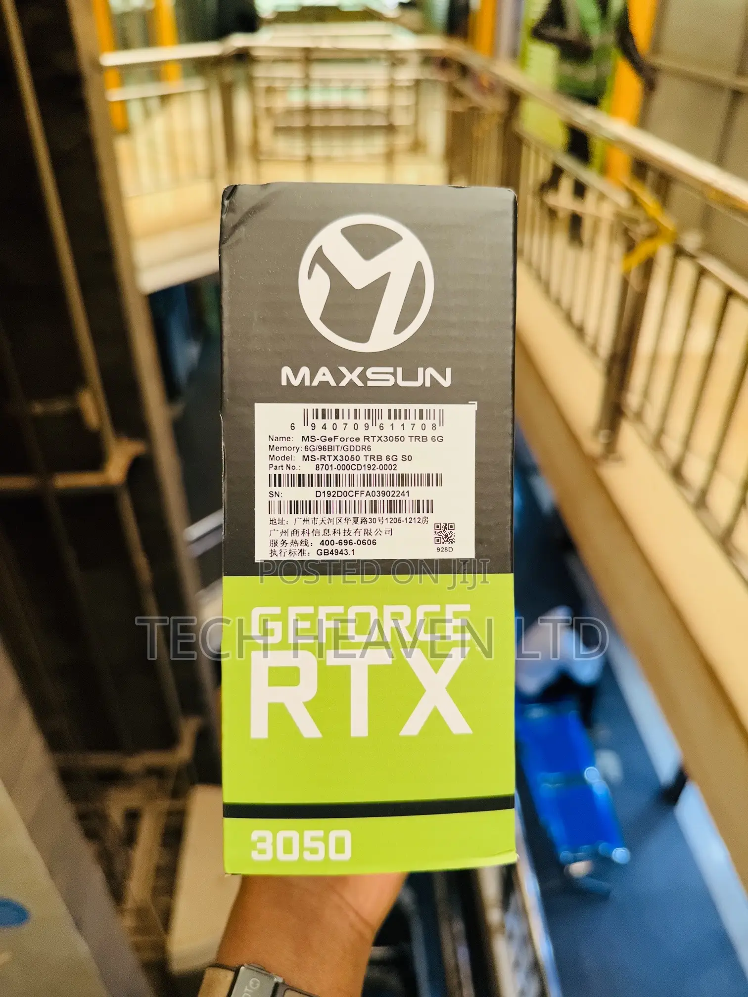 Nvidia Geforce RTX 3050 6 Gb Graphics Card