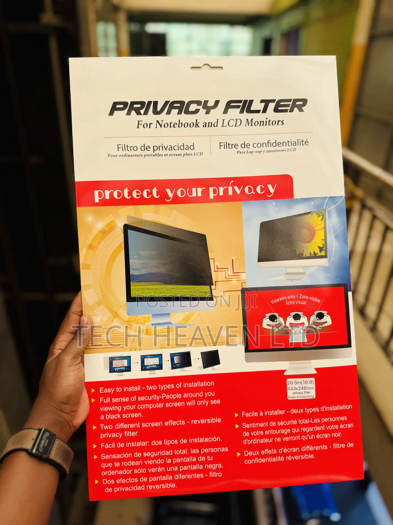 Desktop Monitor Privacy Screen Filter 19inch to 32inch