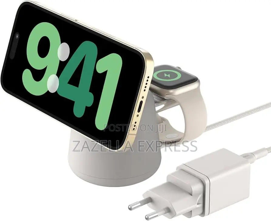 Belkin Boost Charge Pro 2in1wireless Chargerwith Magnetic Charging Pad
