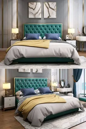 Pinched Head Dressed Beds in Any Colour From 1,500,000/- With Delivery
