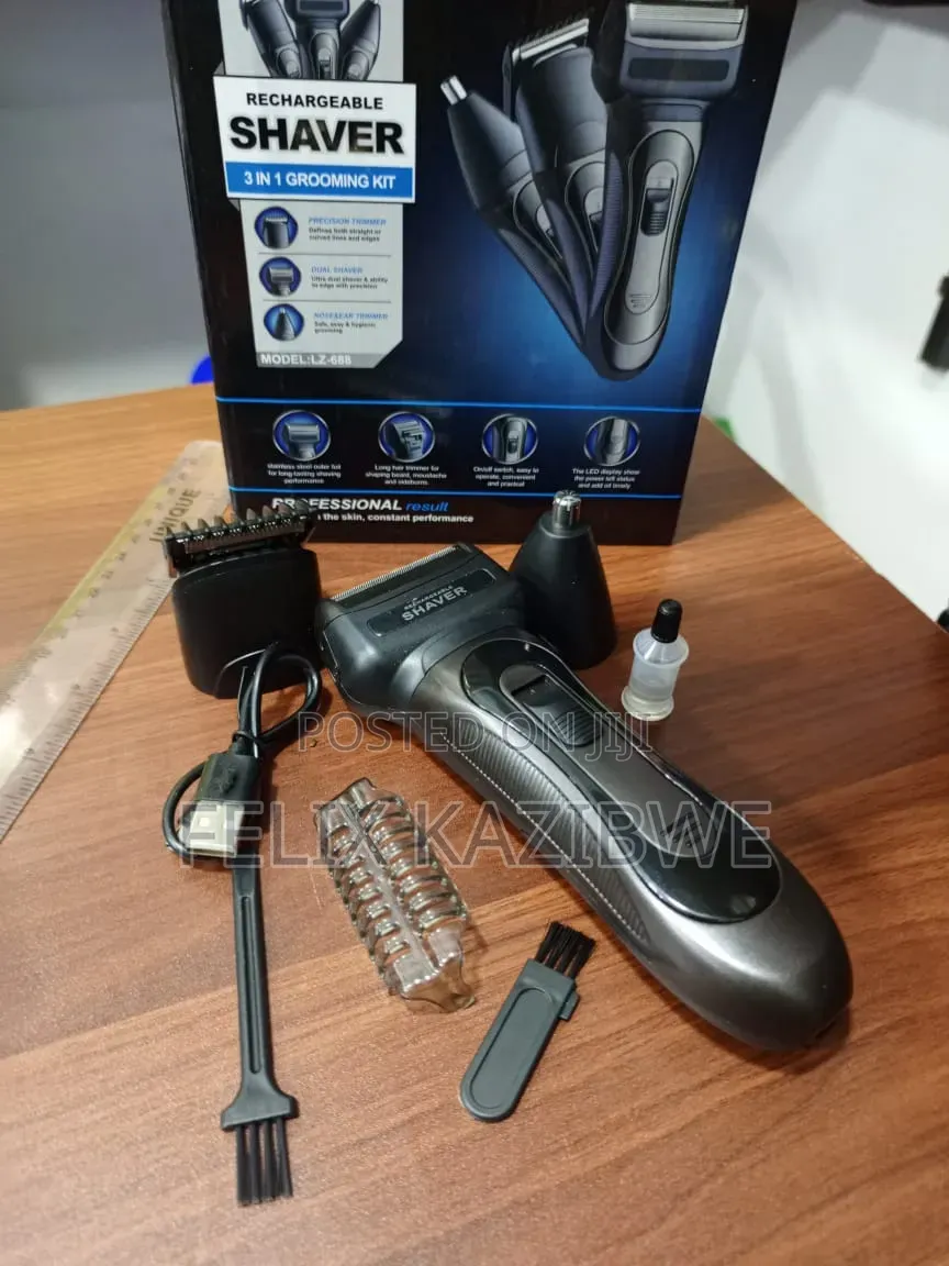 3-in-1 Rechargeable Grooming Kit and Shaver.