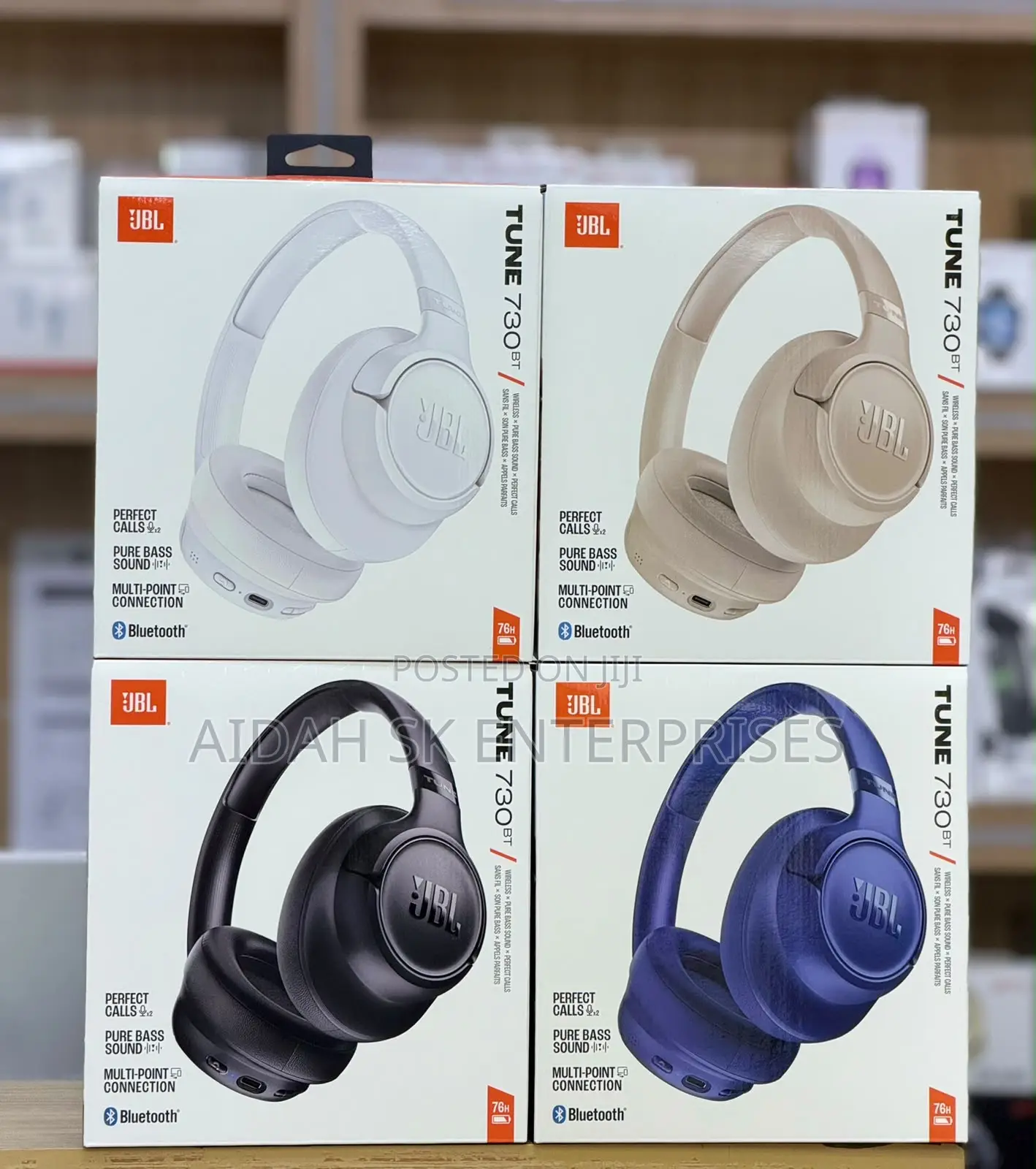 Tune 730bt Wireless Over-Ear Bluetooth Headphones