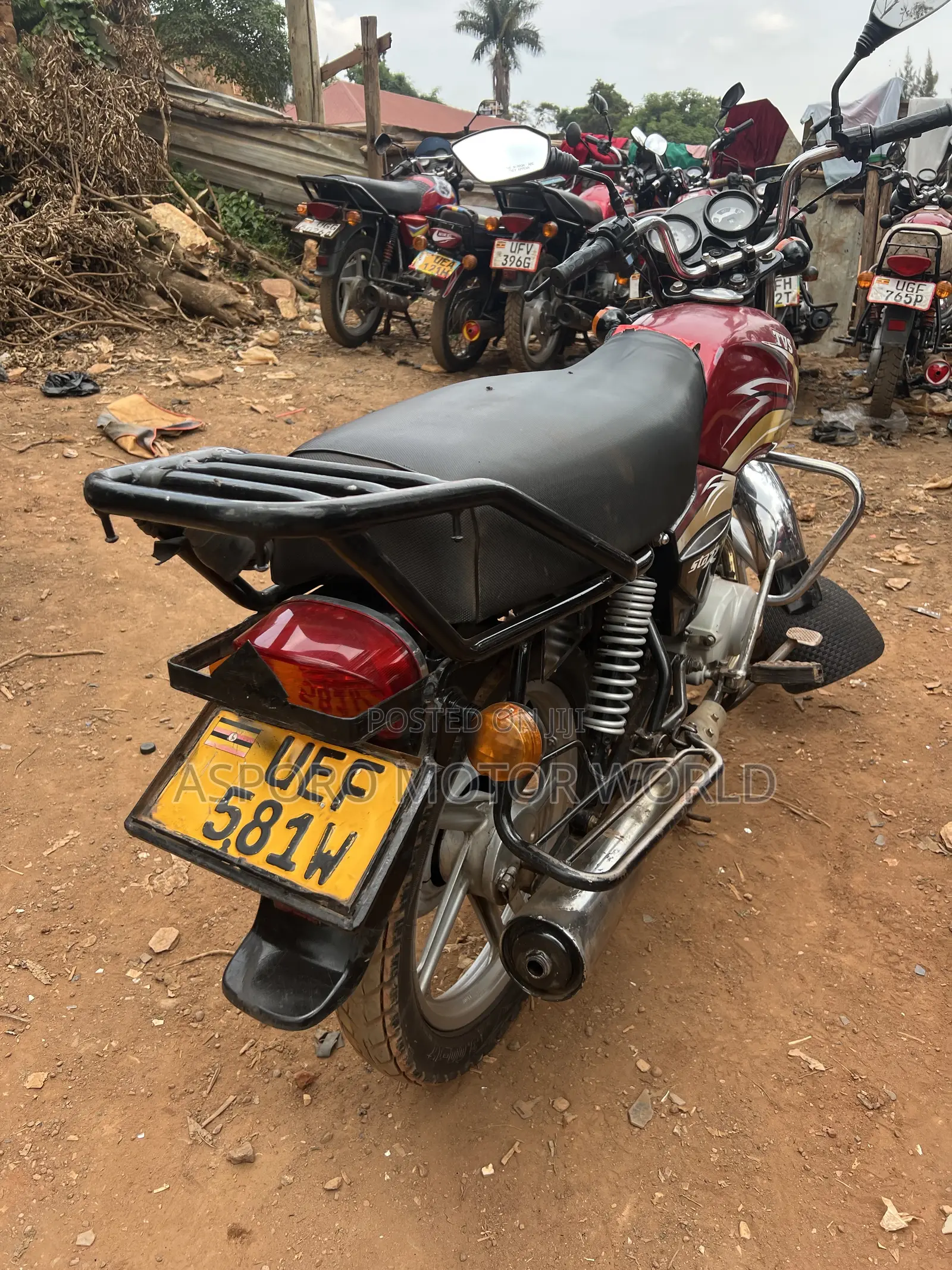 TVS XL 100 2019 Red