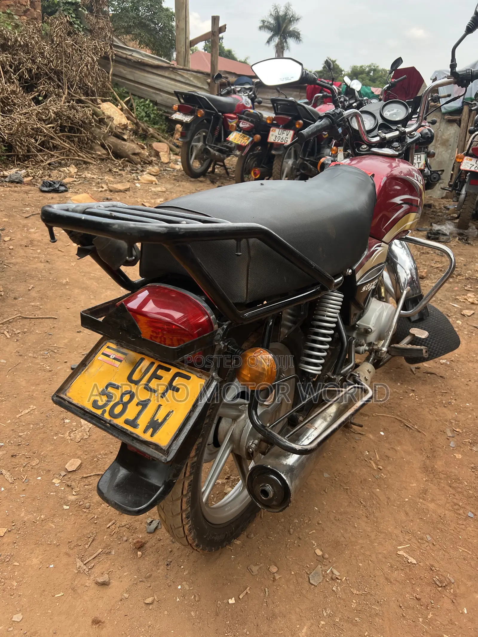 TVS XL 100 2019 Red