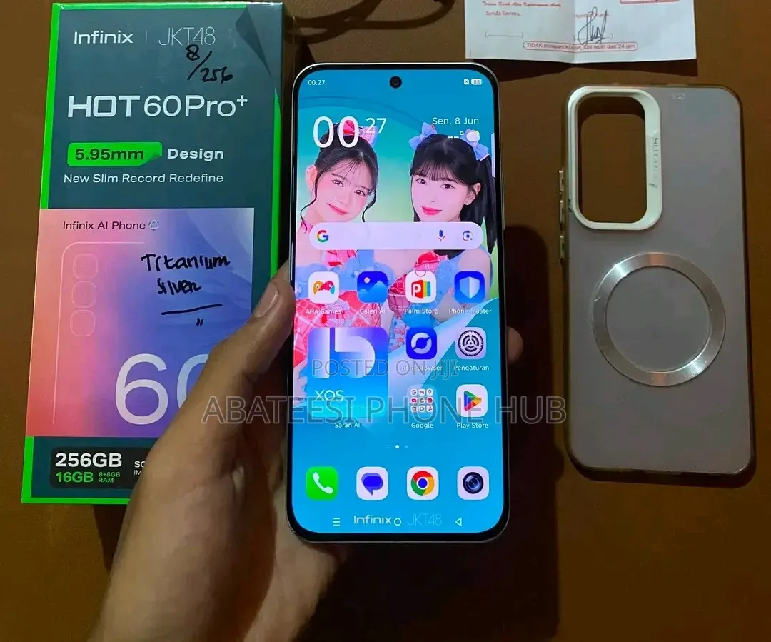 New Infinix Hot 60 Pro+ 256 GB Silver