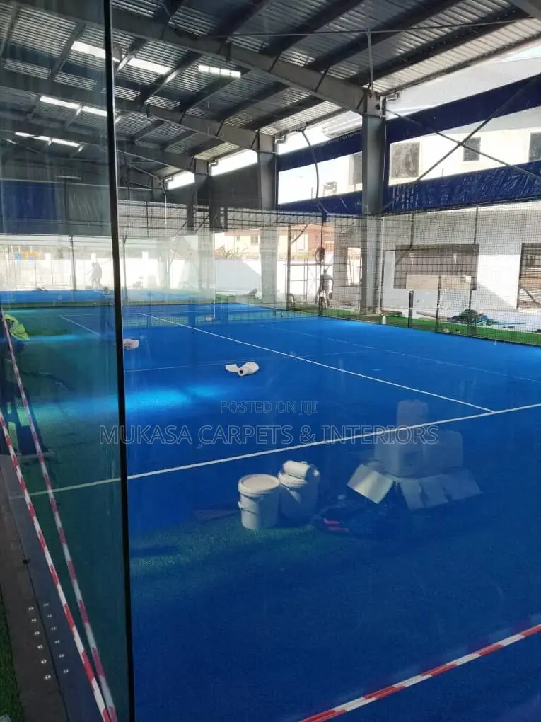 Blue Artificial Grass for Playgrounds