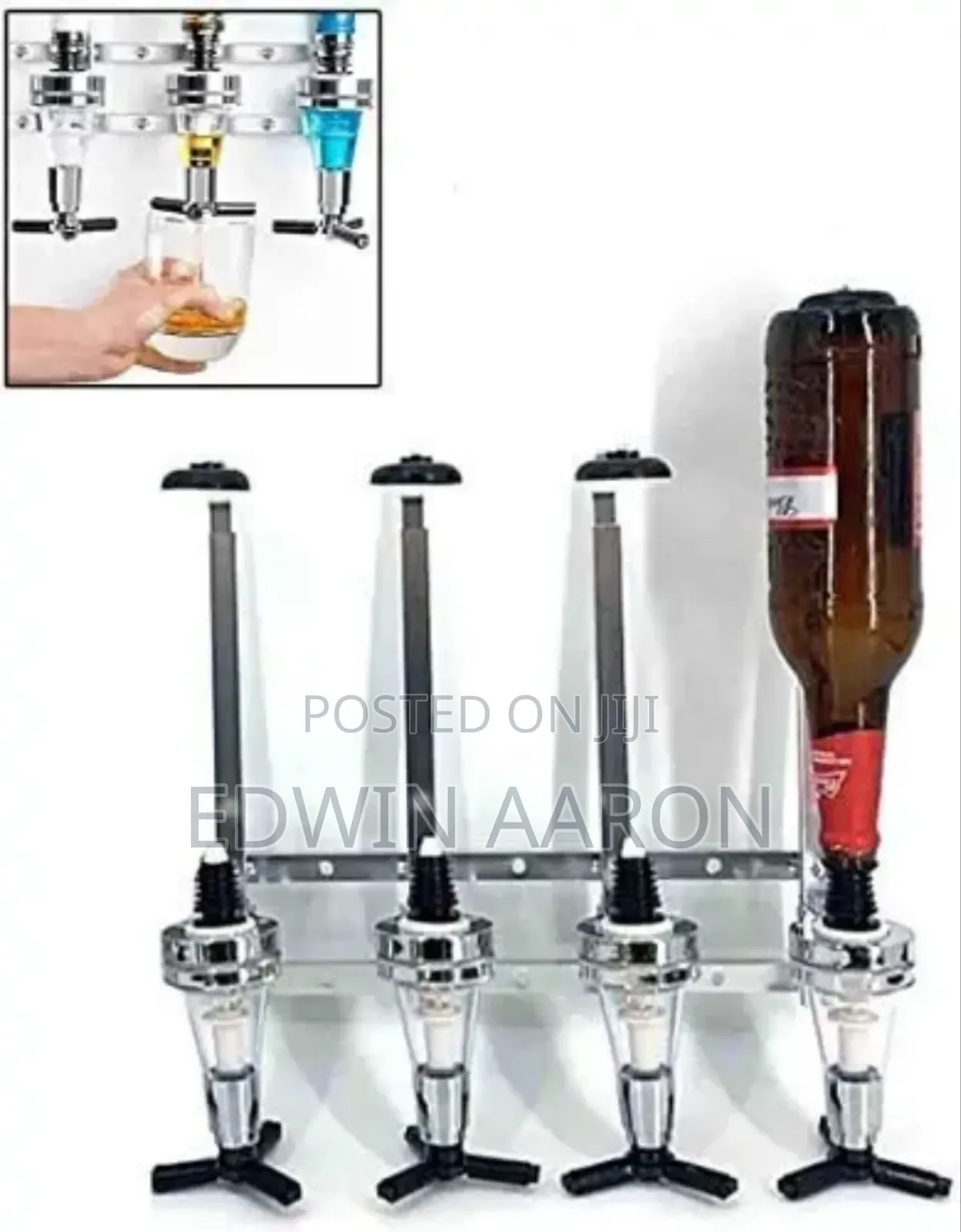 4 Way Wall Mounted Liquor Dispenser