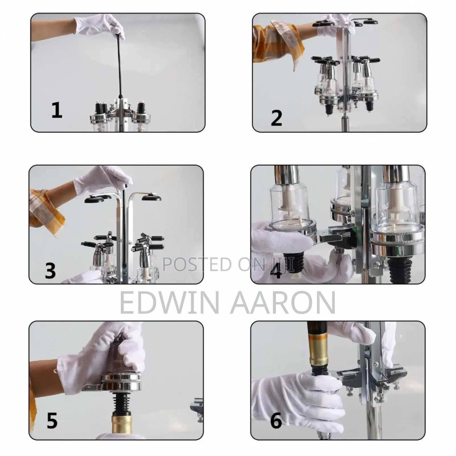 4 Way Wall Mounted Liquor Dispenser