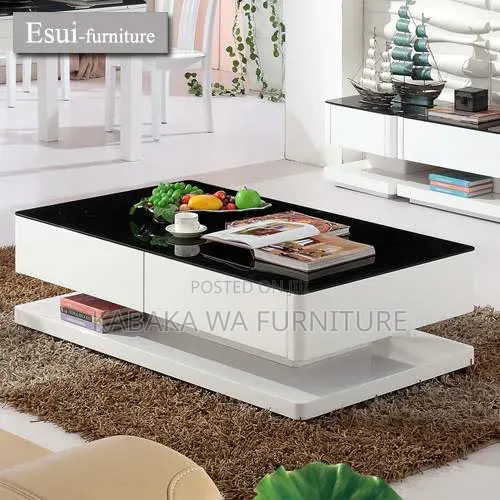 Artiss Led/ Coffee Table White /High Gloss /Moderncenter Table Center