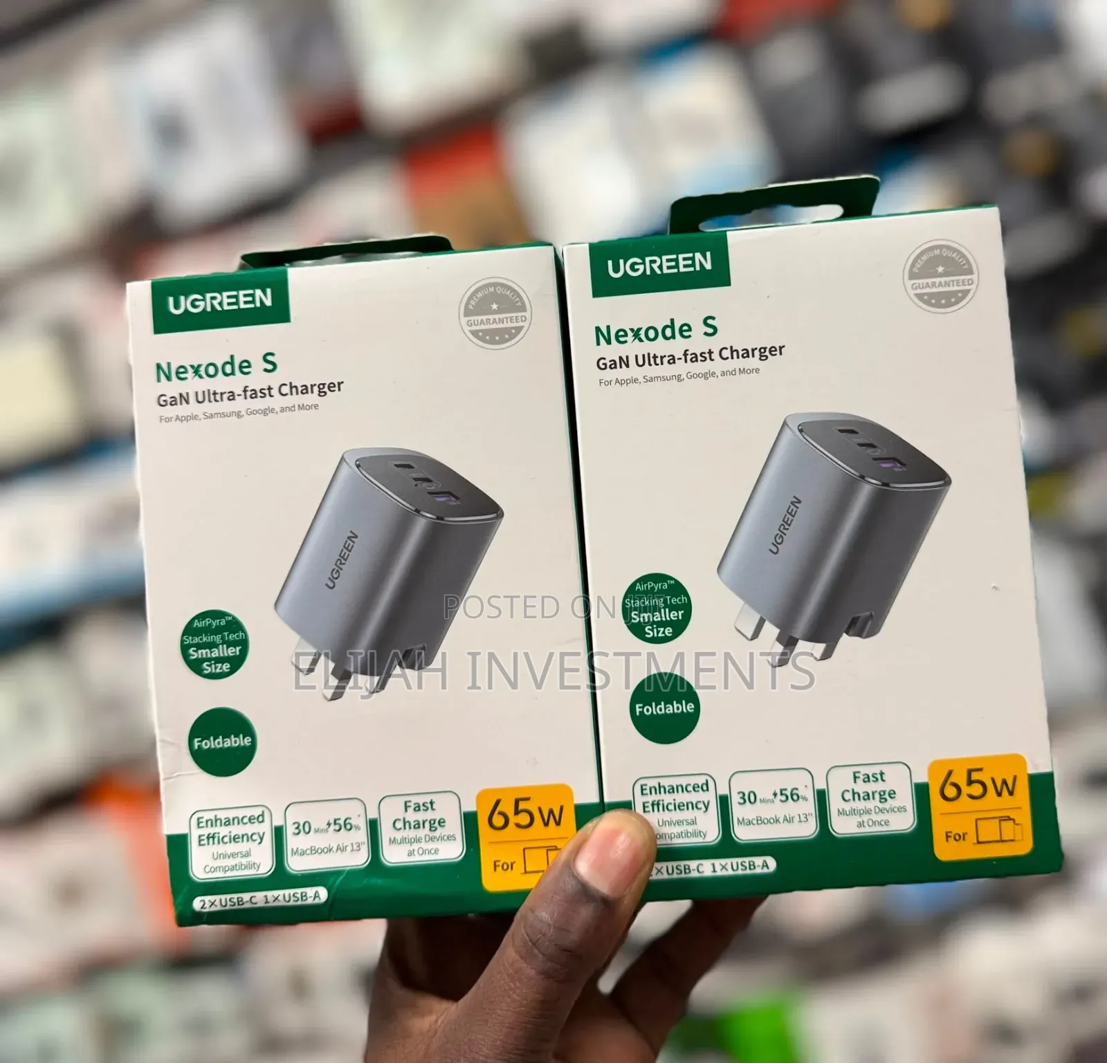 Ugreen Nexode S 3 Port Gan Fast Charger