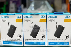 Anker Zolo 20,000mah Huge Power With Built in Usb-C Cable