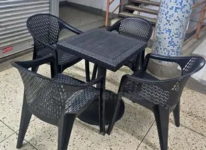 Garden Plastic Chairs and Table
