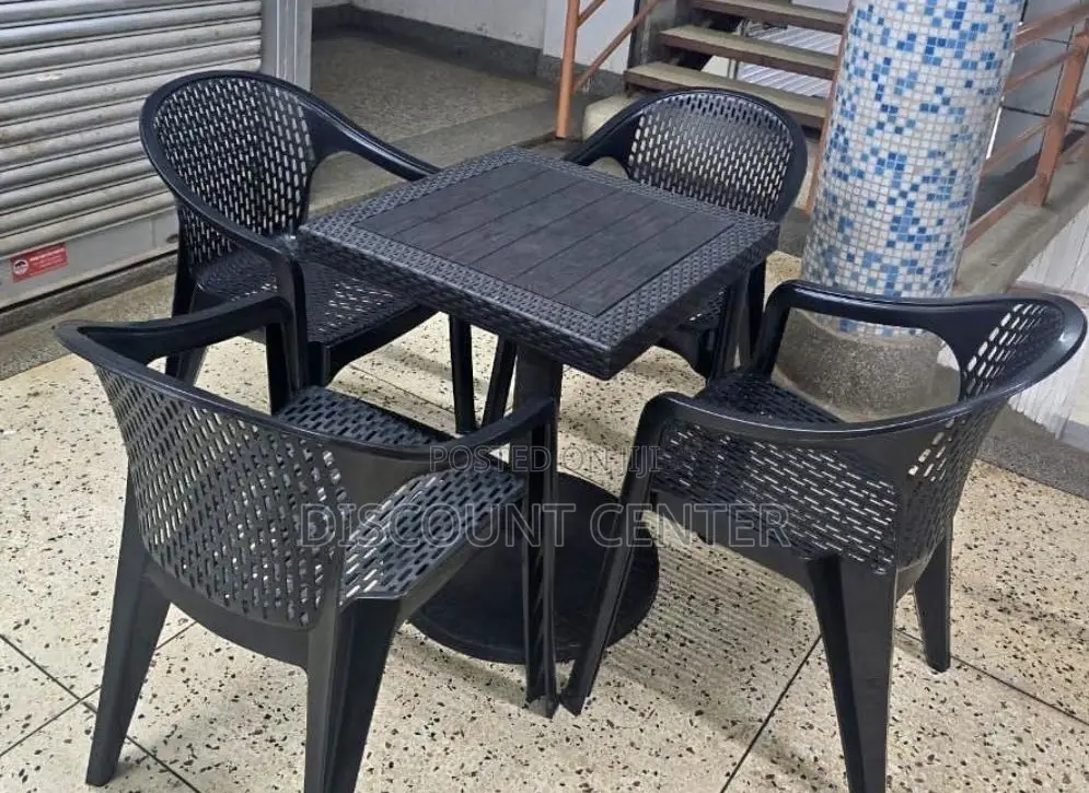 Garden Plastic Chairs and Table