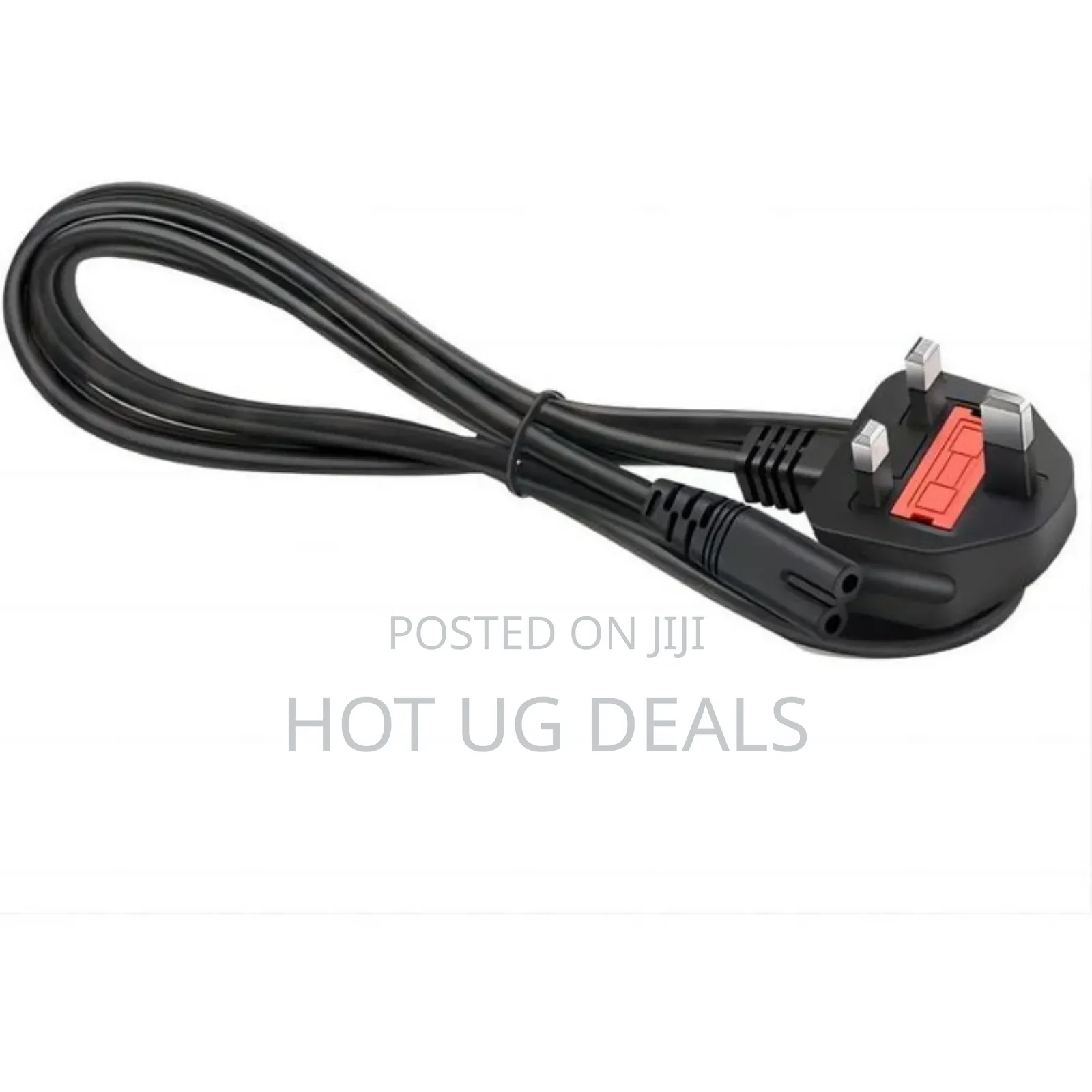 1.5m 2-Pin Uk/Eu Power Cable – Fused Power Cord for Desktop, Laptops