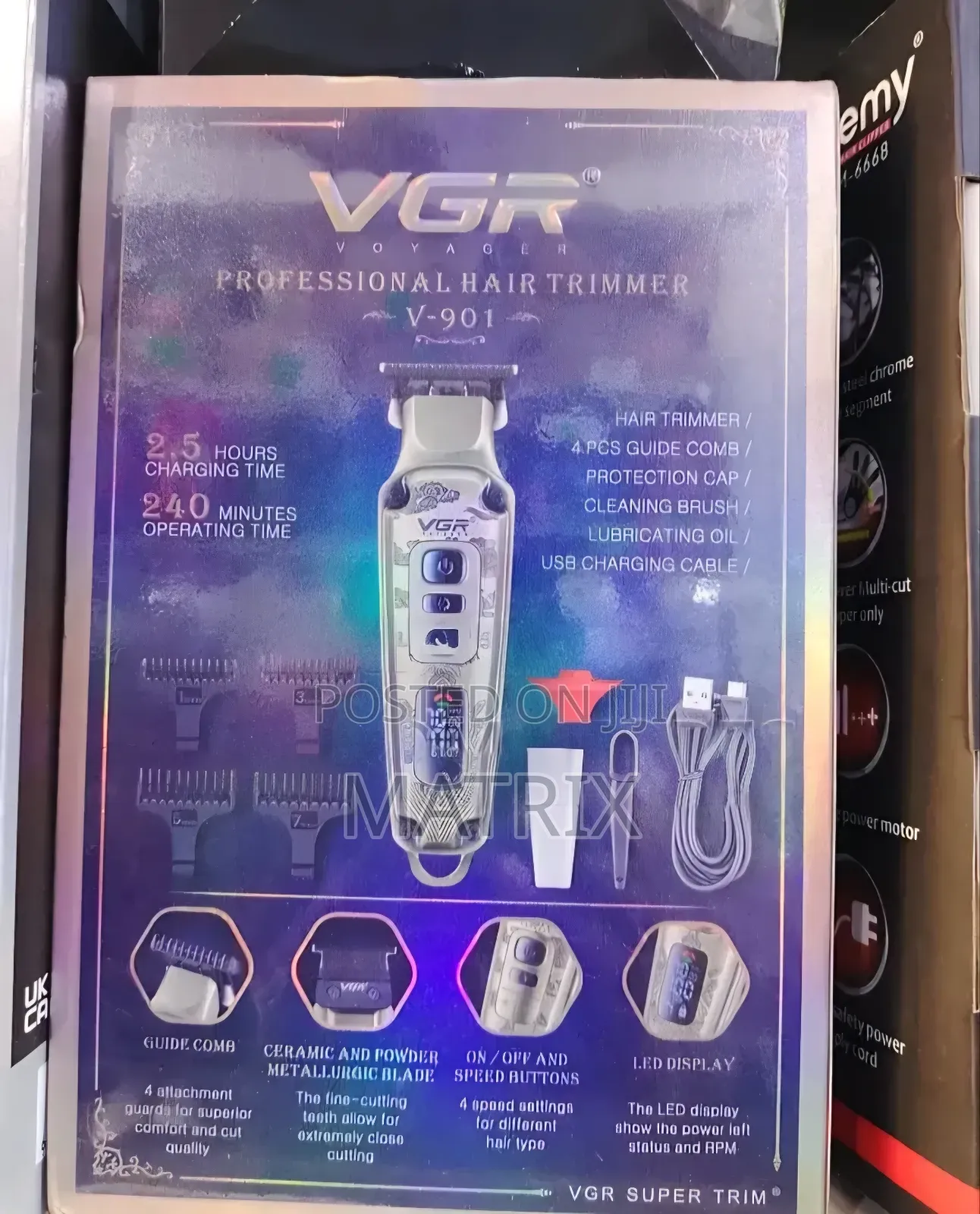 VGR Voyager Professional Hair Trimmer (Model v-901).