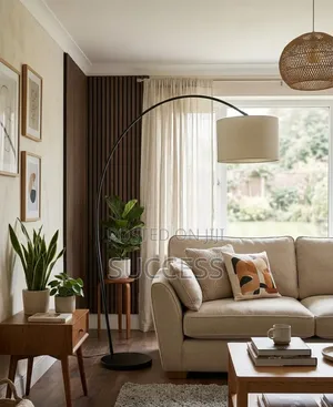 Bending Metallic Floor Lamps