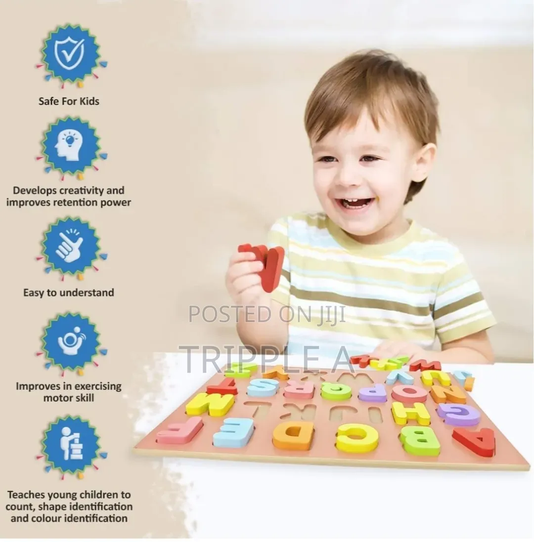 Shopimoz a to Z Kids English Alphabet Wooden Puzzle