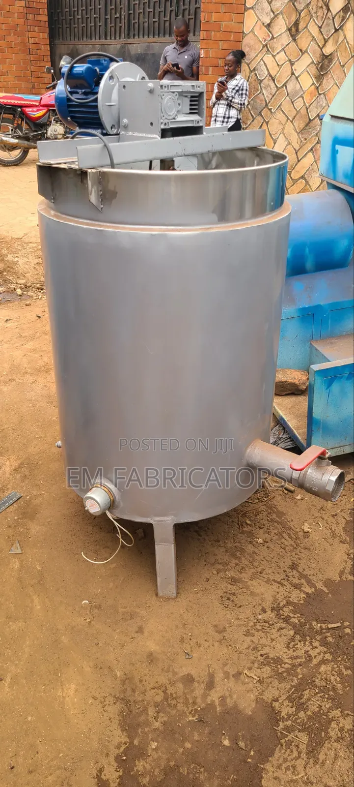 400l Stainless Steel Soap Mixer Boiler. ( 400kgs)