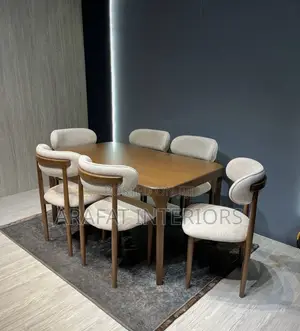 Modern Dining Set! The Curved Chairs