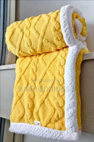 Yellow Fleece Blanket