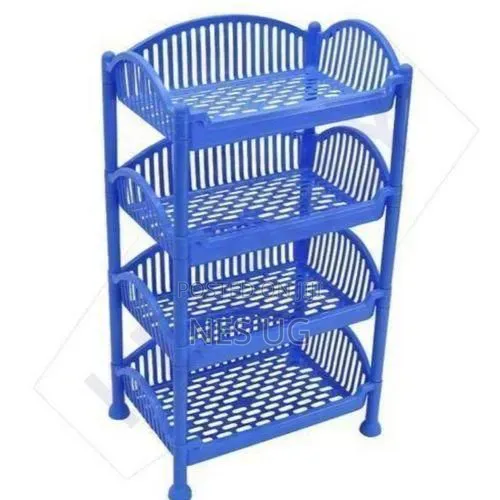 Plastic Trolley Utensils Drainer Holder - Blue