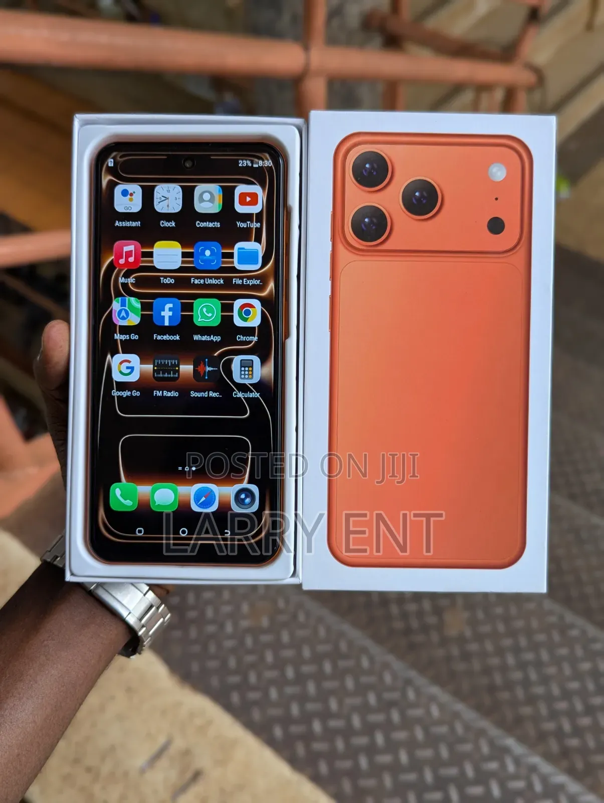 New Mobile Phone 128 GB Orange