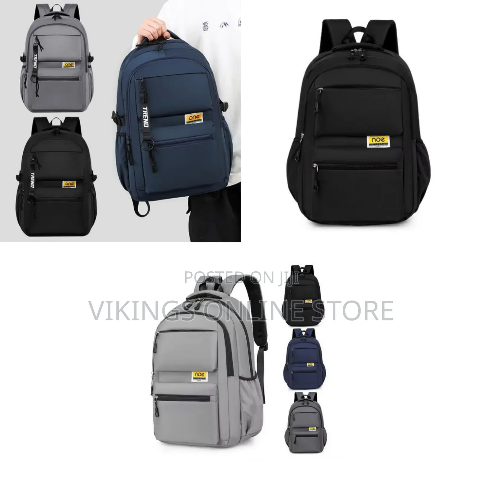School Backpack for Teen Men and Women, Casual Daypack Water-Resistant