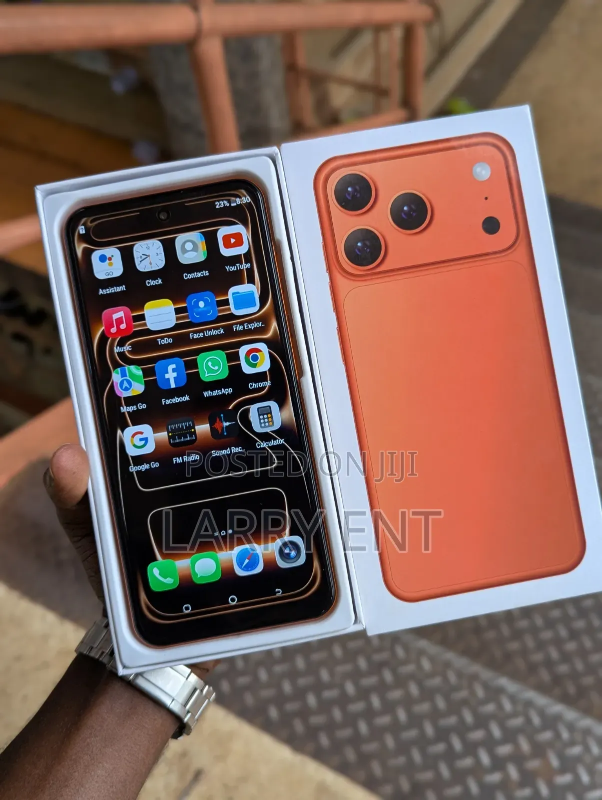 New Mobile Phone 128 GB Orange