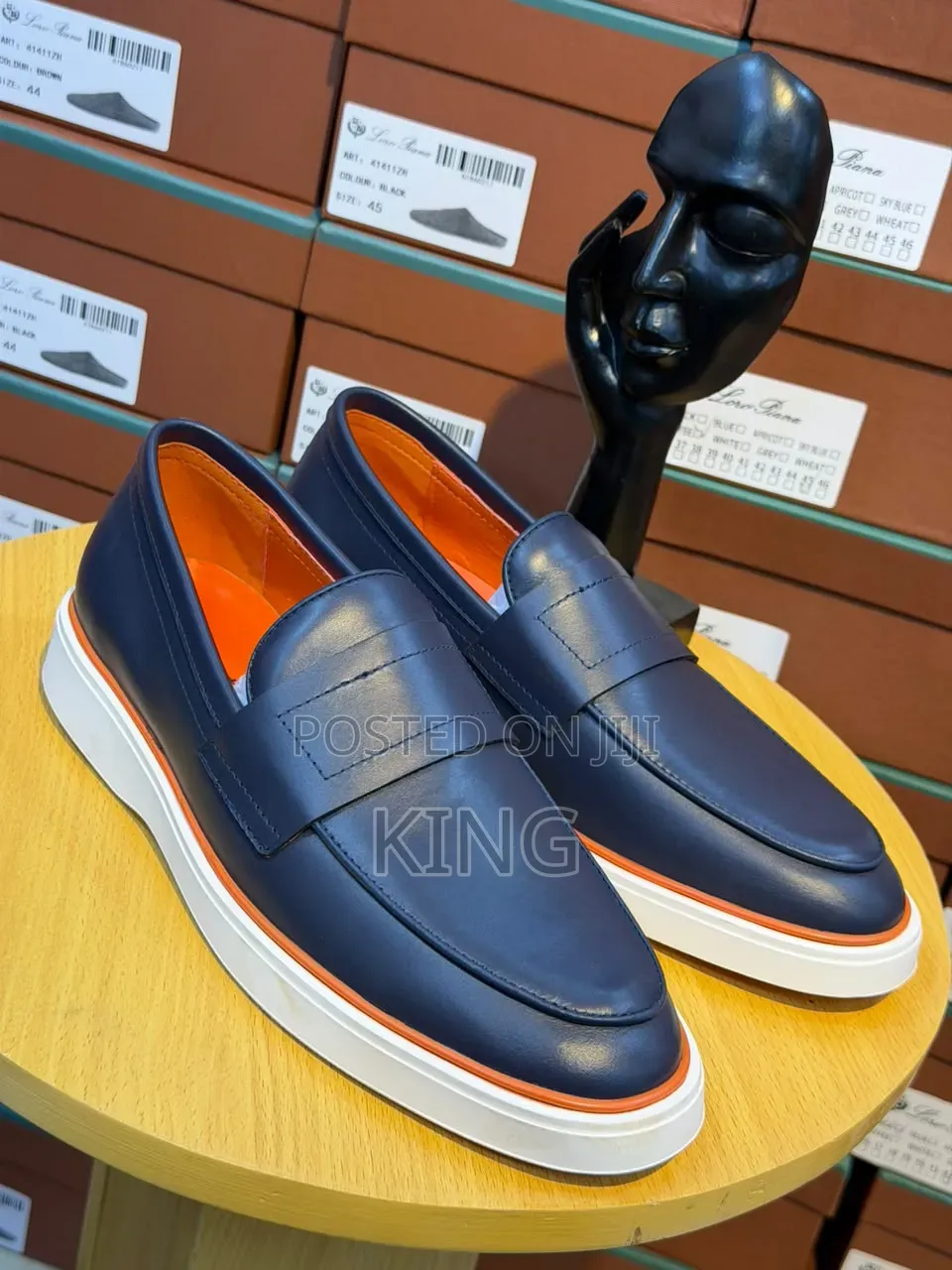 Boss Loafers. Suede and Leather Slip on Sneakers