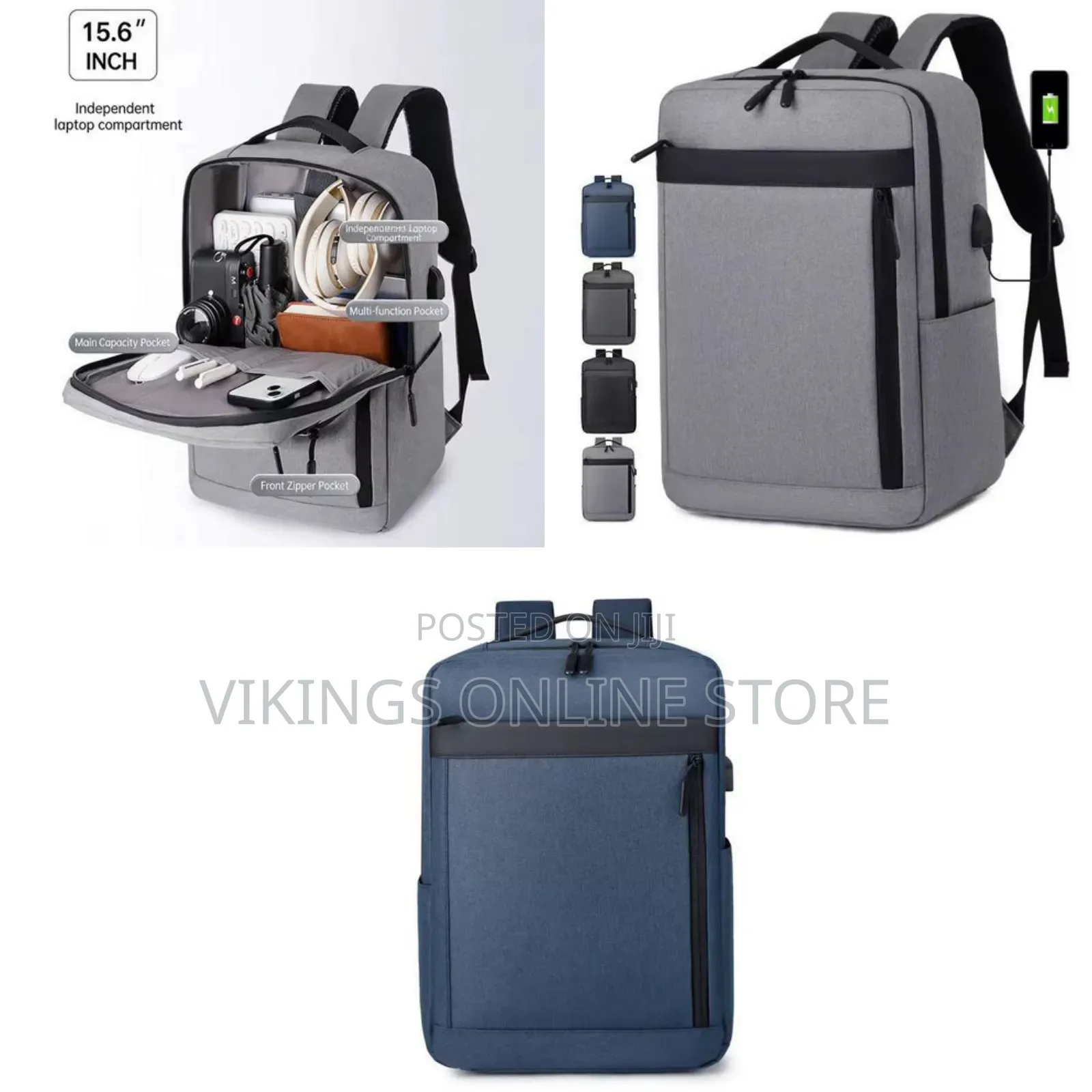 Large Travel Backpack 15.6 Inch Laptop Backpack for Men Women