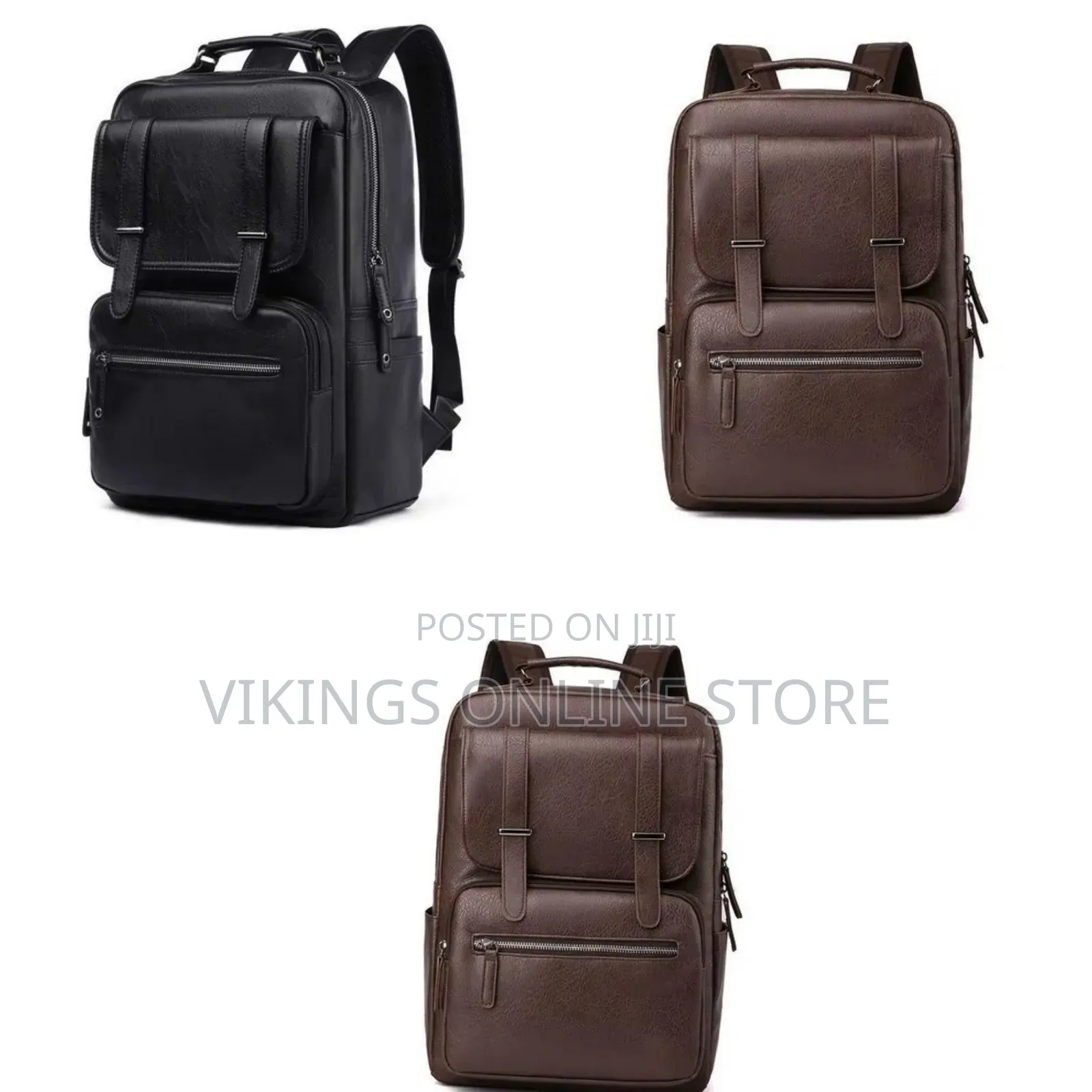 Leather Backpack Laptop 15.6 Inch Lightweight Retro Business College