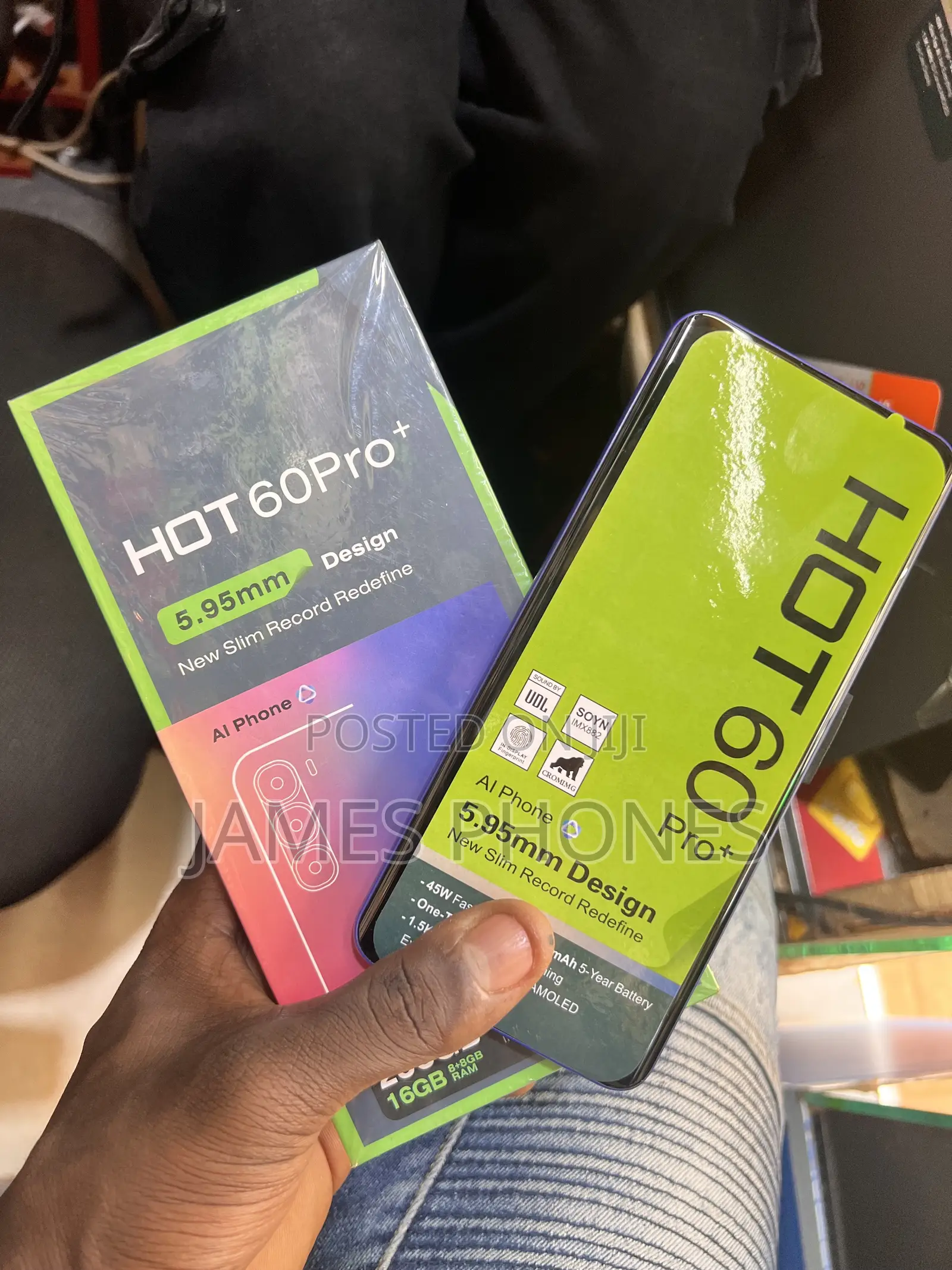 New Infinix Hot 60 Pro+ 256 GB Blue
