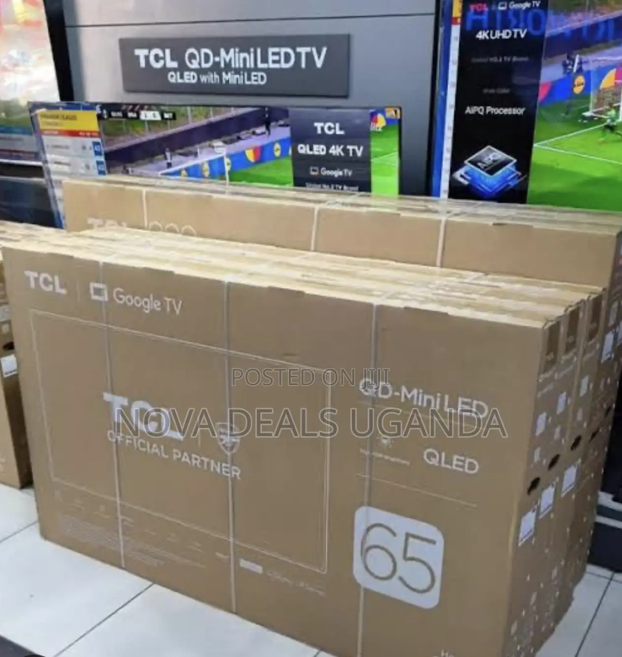 TCL 65 Inch Qd-Mini Led Smart Quantum Dot Crystal HDR Google Tv