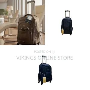 Rolling Backpack Sports Bag With Wheels Travel Cart Laptop Wheeled