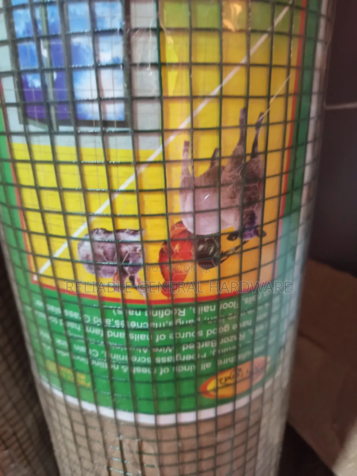 Chicken Wire Mesh 4feet X 25m Coated Green