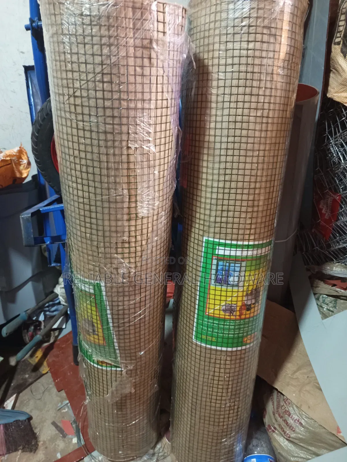 Chicken Wire Mesh 4feet X 25m Coated Green