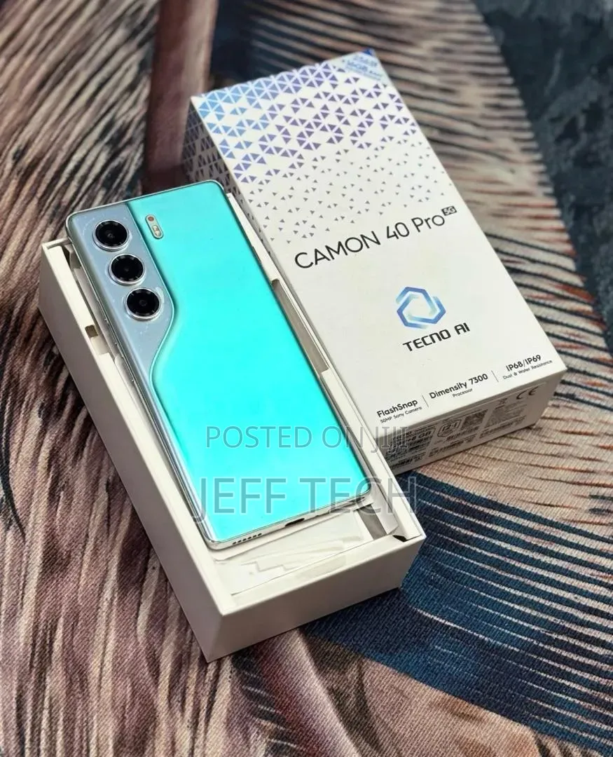 New Tecno Camon 40 Pro 5G 256 GB Green