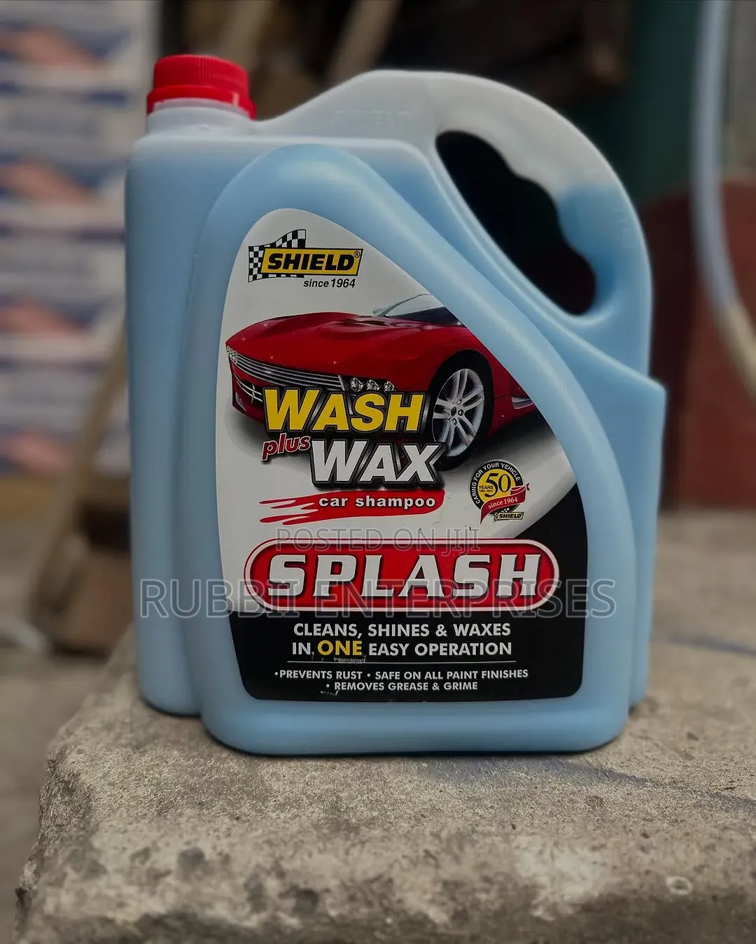 Shield Splash Wash + Wax Car Shampoo 5l
