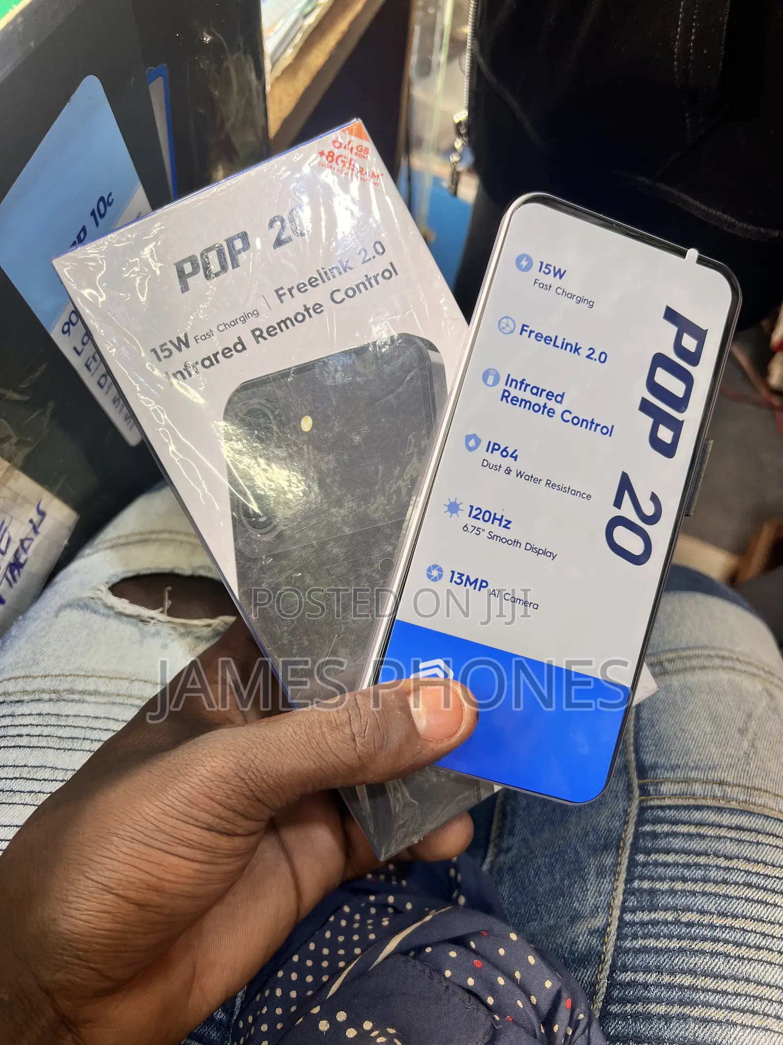 New Tecno Pop 20 64 GB Blue