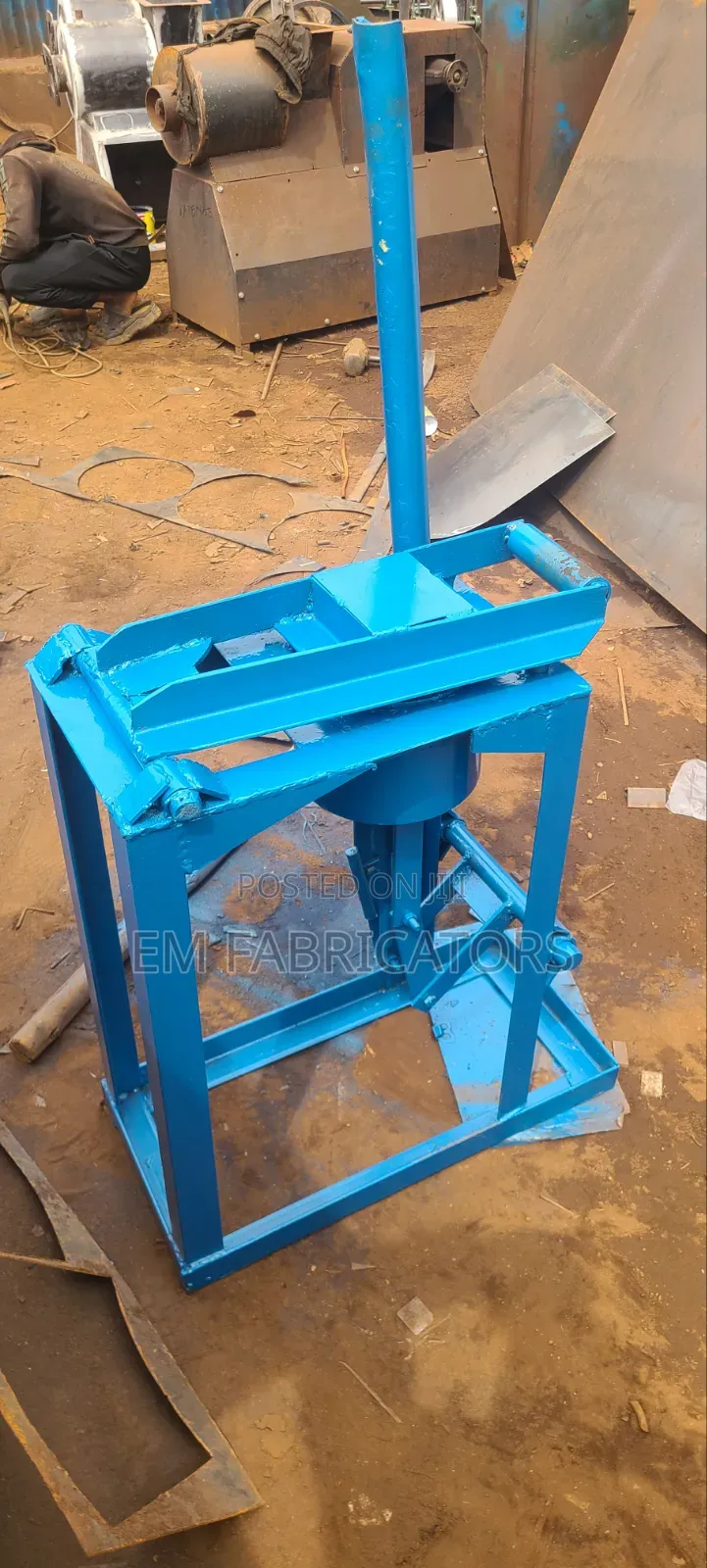8"By 6"Heavy Duty Manual Honeycomb Briquette Machine (60 PCS/Hr)