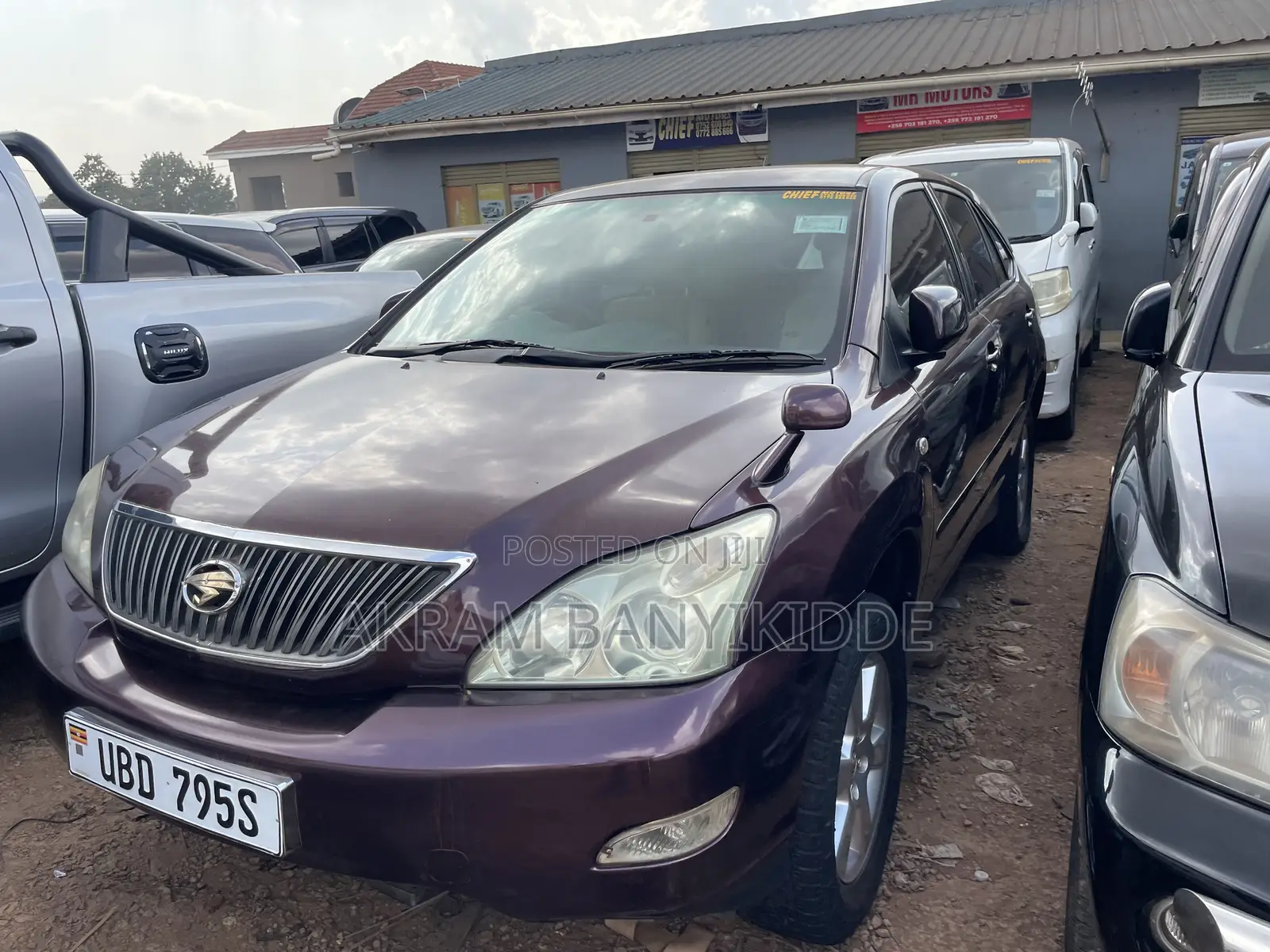 Toyota Harrier 2007 Maroon