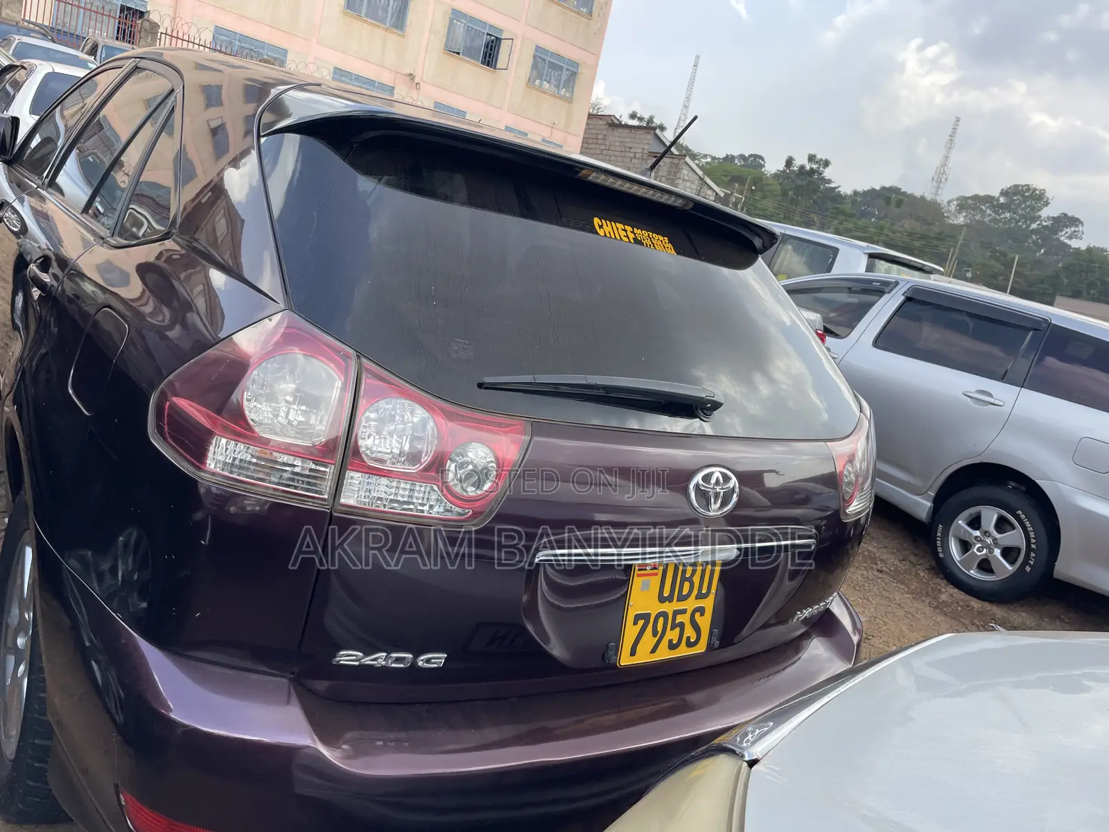 Toyota Harrier 2007 Maroon