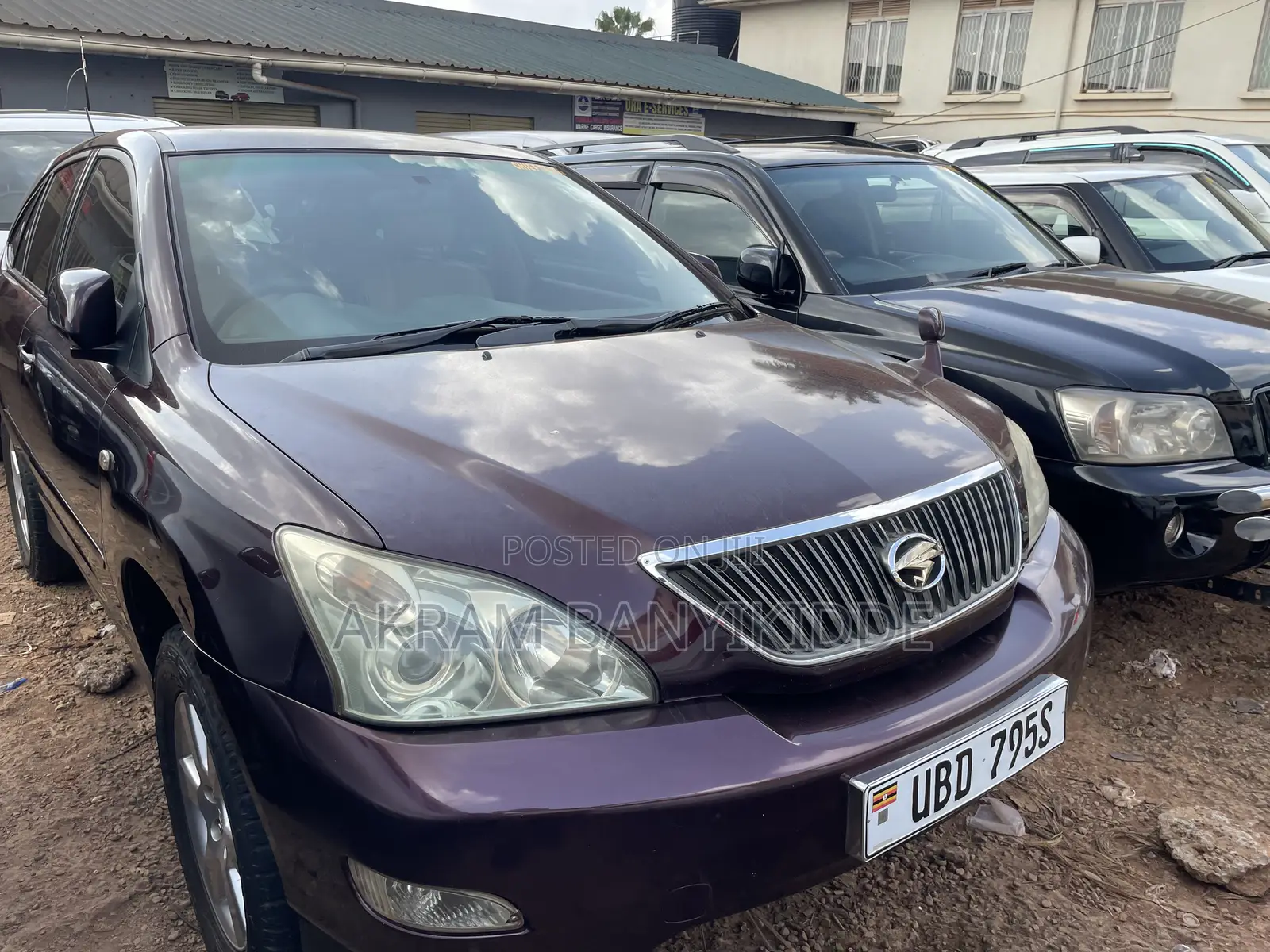 Toyota Harrier 2007 Maroon